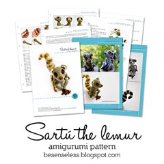 Sartu the Lemur amigurumi pattern by airali design