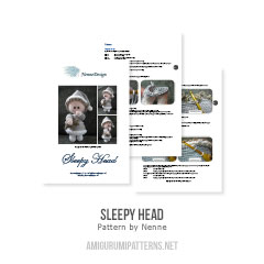 Sleepy Head amigurumi pattern by NenneDesign