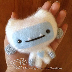 Abominable Snowbaby and Notso Bigfoot amigurumi pattern by A Morning Cup of Jo Creations