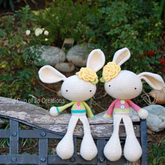 Spring Bunny amigurumi pattern by A Morning Cup of Jo Creations