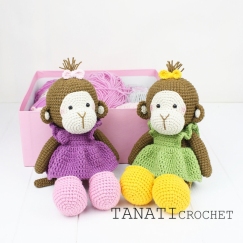 Toy Monkey crochet pattern