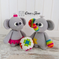 Dash and Dot the Little Elephants 