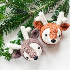little reindeer ornaments