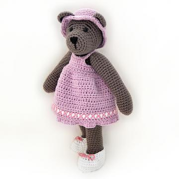 10 inch bear with outfit amigurumi pattern by Tilda & Filur