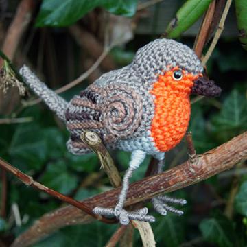 European robin amigurumi pattern by MieksCreaties