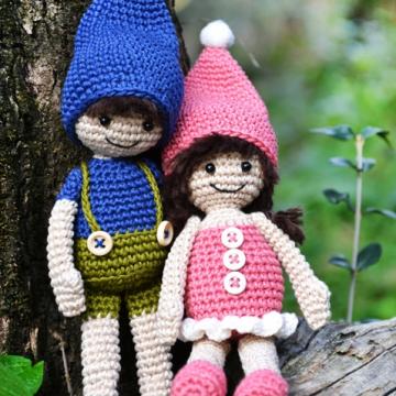 G. and L. Elves amigurumi pattern by airali design