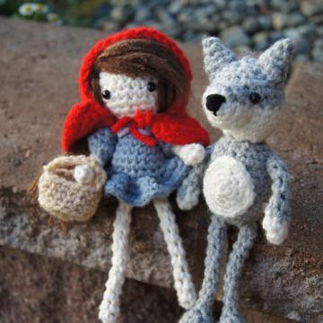 Little Red Riding Hood with Wolf amigurumi pattern