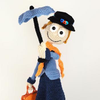 Mary Poppins amigurumi pattern by IlDikko
