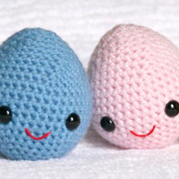 Owlishly Easter Eggs amigurumi pattern