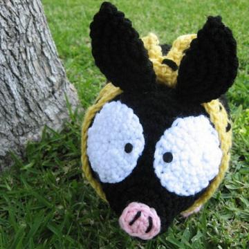 Pchan the Pig amigurumi pattern by Ami Amour