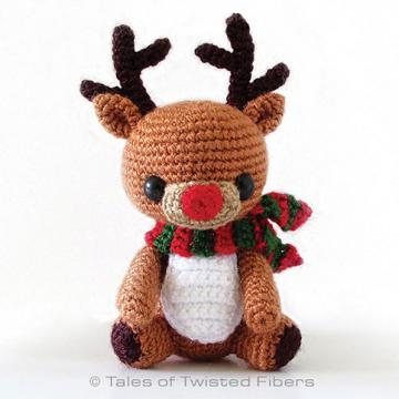 Rudy the reindeer amigurumi pattern