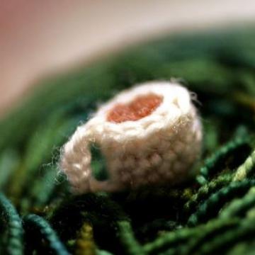 Tiny Cup of Coffee amigurumi pattern