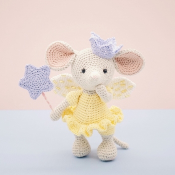 Lucy the Fairy Mouse amigurumi pattern by LittleAquaGirl