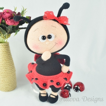 Bonnie With Ladybug Costume amigurumi pattern by Havva Designs
