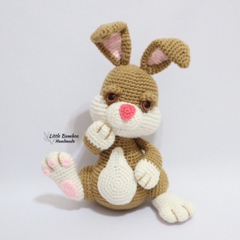 Hoppie the Bunny amigurumi pattern by Little Bamboo Handmade