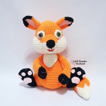 Flynn The Fox amigurumi pattern by Little Bamboo Handmade