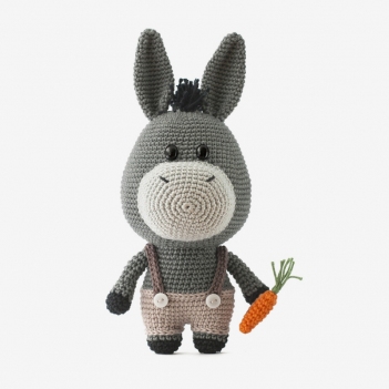Bernard the Donkey amigurumi pattern by DIY Fluffies