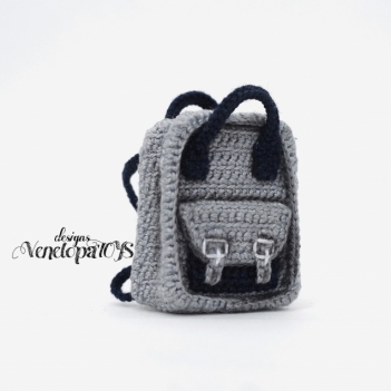 Backpack for a doll amigurumi pattern by VenelopaTOYS