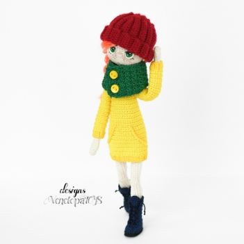 Doll Jenny amigurumi pattern by VenelopaTOYS