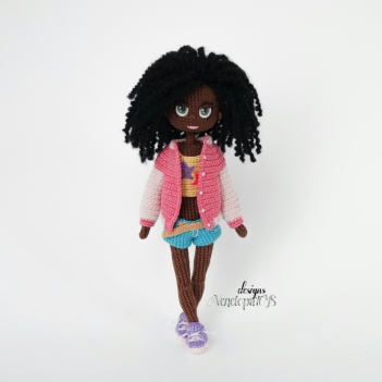 Doll Naomi amigurumi pattern by VenelopaTOYS