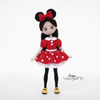 Doll in Minnie Mouse Costume amigurumi pattern by VenelopaTOYS