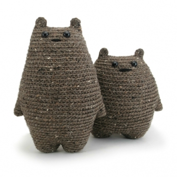 Tod and Dot the bears amigurumi pattern by Hookabee