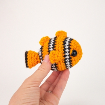 Coral the Clownfish amigurumi pattern by Theresas Crochet Shop