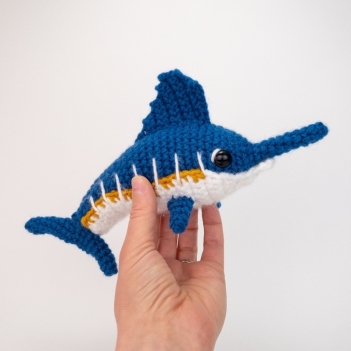 Monty the Marlin amigurumi pattern by Theresas Crochet Shop