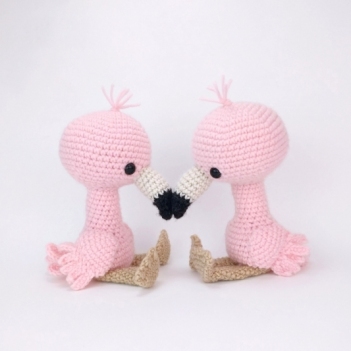 Pink Flamingo amigurumi pattern by Theresas Crochet Shop
