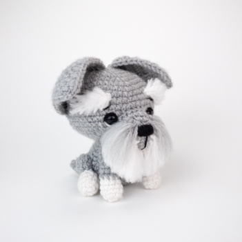 Smokey the Schnauzer amigurumi pattern by Theresas Crochet Shop