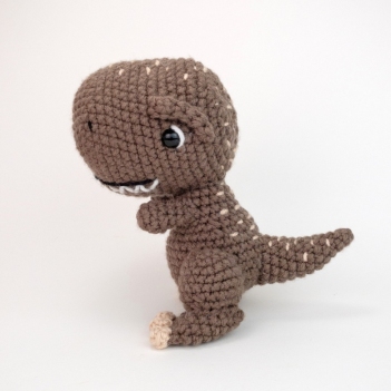 Troy the T-Rex amigurumi pattern by Theresas Crochet Shop
