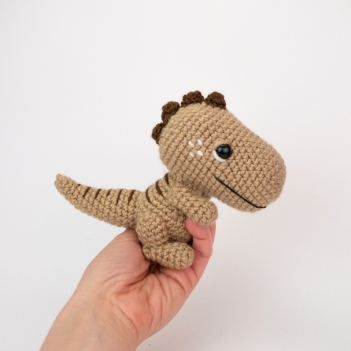 Viktor the Velociraptor amigurumi pattern by Theresas Crochet Shop