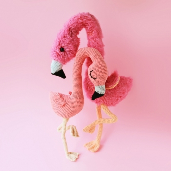 Chloe The Flamingo amigurumi pattern by Irene Strange