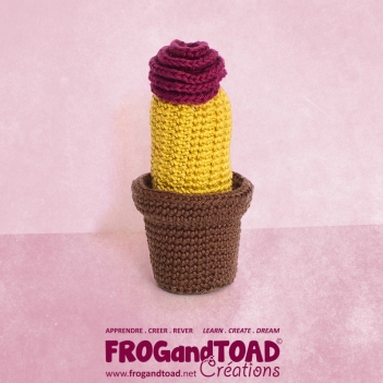 Cactus - Moon Flower Plant amigurumi pattern by FROGandTOAD Creations