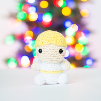 Baby - Angel amigurumi pattern by Bunnies and Yarn