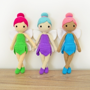 Felicia the Fairy Doll amigurumi pattern by Bunnies and Yarn