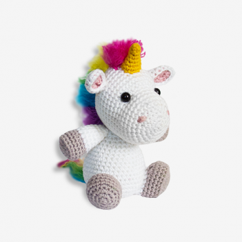 Lily the unicorn amigurumi pattern by Mi fil mi calin