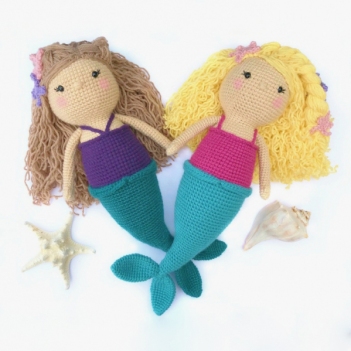 Mermaid Doll amigurumi pattern by Crochet to Play