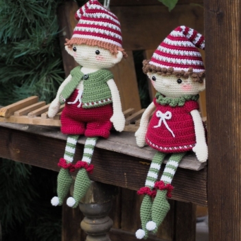 Christmas Elves amigurumi pattern by RNata