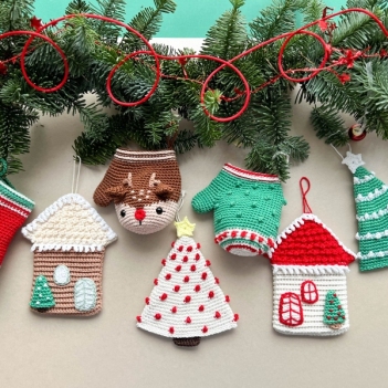 Christmas Ornaments amigurumi pattern by RNata