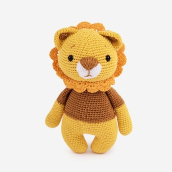 Leo the lion amigurumi pattern by Amalou Designs