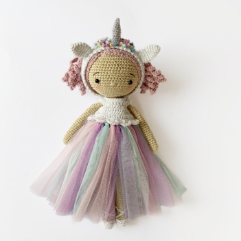 Cecile the Unicorn Girl amigurumi pattern by Jojilie