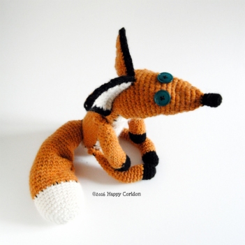 My cutie fox amigurumi pattern by Happy Coridon