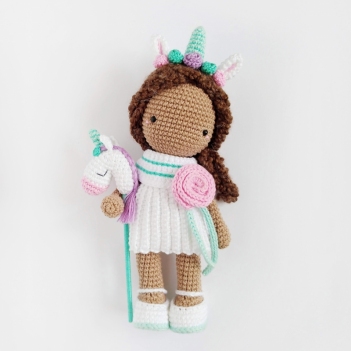 Ava, the unicorn girl amigurumi pattern by Maria Handmade Design