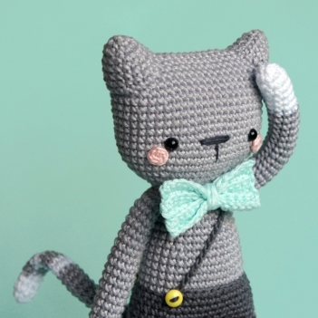 Francisco the kitty boy amigurumi pattern by Maria Handmade Design