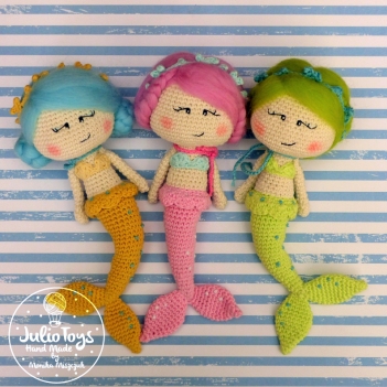 Little Mermaid amigurumi pattern by Julio Toys