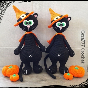 Catharina the Catwitch amigurumi pattern by Ceza777 Crochet