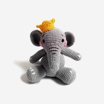 SNORKY the elephant amigurumi pattern by Crochetbykim