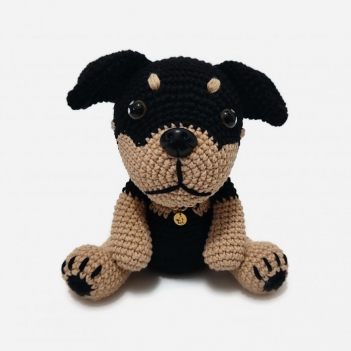 Zuma Rottweiler amigurumi pattern by Crochetbykim
