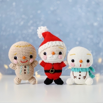 Christmas Wonderland Friends bundle amigurumi pattern by Amigurumei
